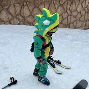 Toddler dino snowsuit